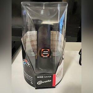 Vacuvin Concerto Wine Saver - Vacuum Pump with Two Wine Stoppers